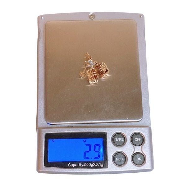 CID Emerald Cut Citrine November Birthstone Stud Earrings - Picture 9 of 9